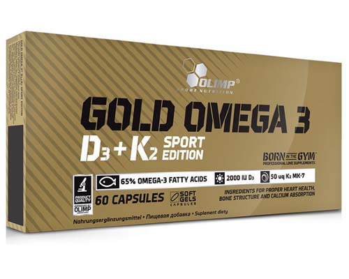 Gold Omega-3 D3+K2 Sport Edition 60 капс (Olimp)