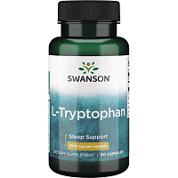 L-Tryptophan (L-Триптофан) 500 мг 60 капсул (Swanson)