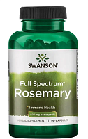Full Spectrum Rosemary (Розмарин полного спектра) 400 мг 90 капсул (Swanson)