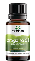 Oregano Oil Liquid Extract Alcohol & Sugar Free 29,6 мл (Swanson)