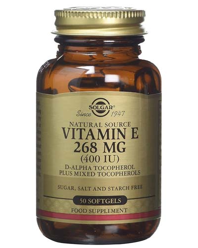 Vitamin E 268 мг 400 IU 50 капс (Solgar)
