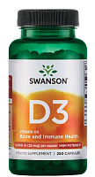 Vitamin D3 High Potency 1000 мкг 250 капсул (Swanson)