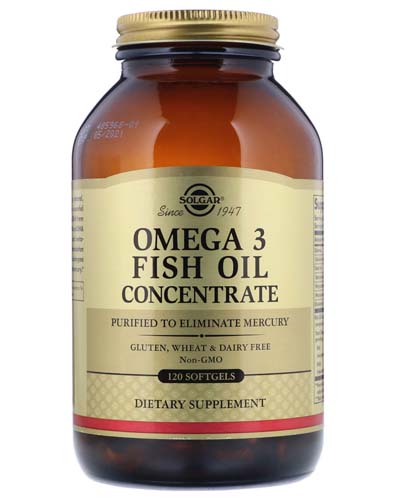 Omega-3 Fish Oil Concentrate 120 капс (Solgar)