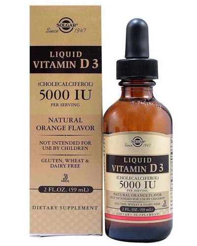 Liquid Vitamin D3 5000 IU 59 мл (Solgar)