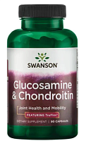 Glucosamine & Chondroitin (глюкозамин и хондроитин) TruFlex® 90 капсул (Swanson)