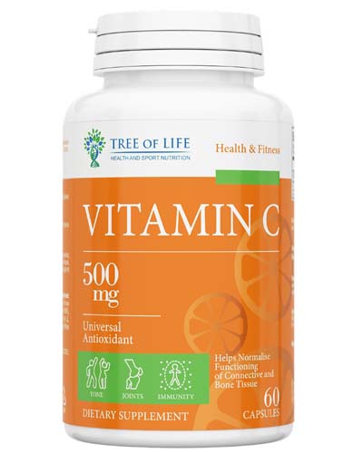 Vitamin C 500 mg 60 капс (Tree of Life)