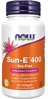 Sun-E 400 (витамин Е из подсолнечного масла) 400МЕ 60 softgels (NOW)