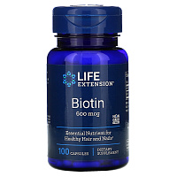 Biotin (Биотин) 600 мкг 100 капсул (Life Extension)