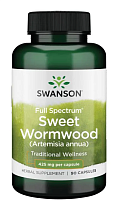 Full Spectrum Sweet Wormwood (Artemisia annua) (Сладкая полынь полного спектра) 425 мг 90 капсул (Swanson)