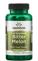 Full Spectrum Bitter Melon (Горькая дыня) 500 мг 60 капсул (Swanson)