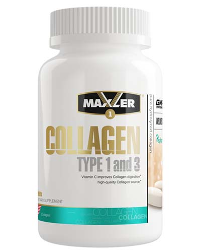 Коллаген Collagen type 1 and 3 90 табл (Maxler)