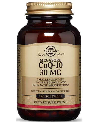 CoQ-10 30 мг 120 капс Megasorb (Solgar)