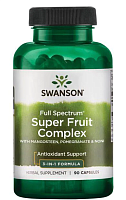 Full Spectrum Super Fruit Complex Mangosteen, Pomegranate & Noni (мангостин, гранат и нони) 90 капсул (Swanson)