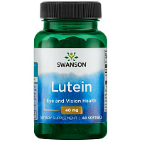 Lutein (Лютеин) 40 мг 60 гелевых капсул (Swanson)