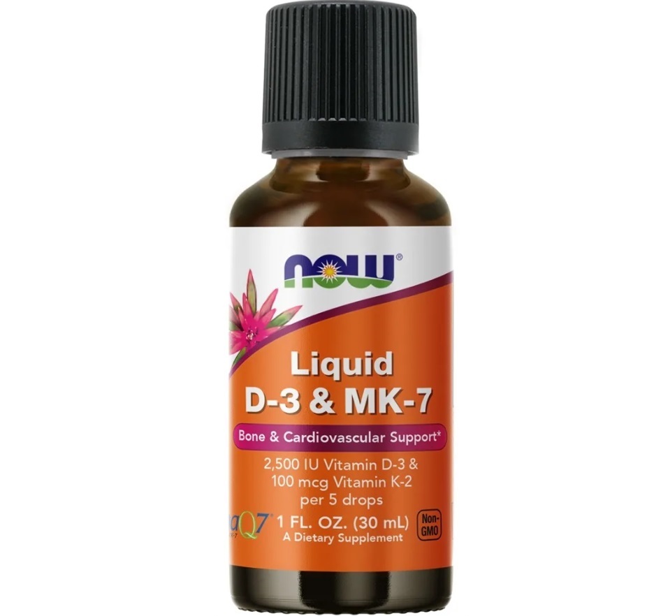 Liquid vitamin d-3 & mk-7 30 мл от NOW.jpg