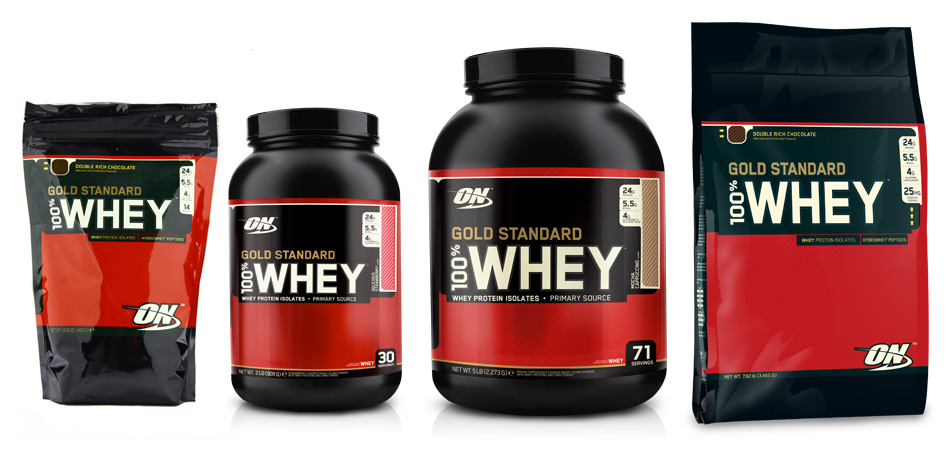 100% Whey Gold standard