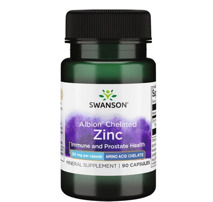 Albion Chelated Zinc 30 мг 90 капсул от Swanson.jpg