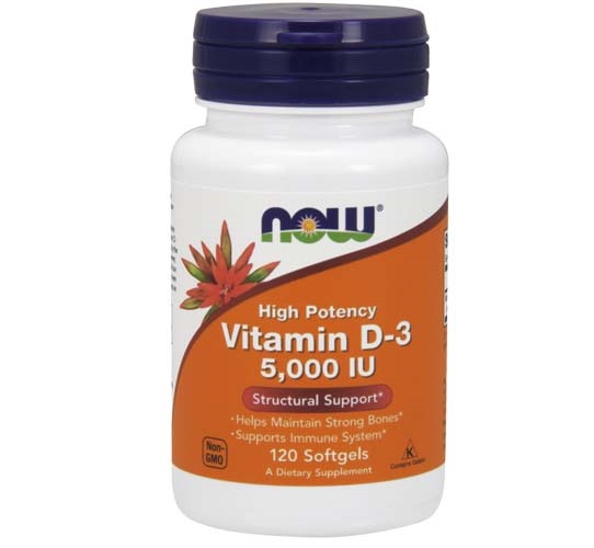Vitamin D-3 5000 ME 120 капс от NOW.jpg