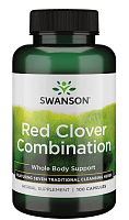 Red Clover Combination (Комбинация красного клевера) 100 капсул (Swanson)