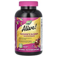 Alive Women's Gummy Multivitamin (мультивитамины для женщин) 150 жевательных таблеток (Nature's Way)