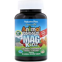 Animal Parade Mag Kidz магний для детей натуральный вишневый вкус 90 таблеток (Natures Plus)
