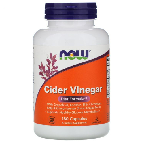 Cider Vinegar (Сидровый уксус) 180 капсул (NOW)