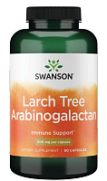 Larch Tree Arabinogalactan (Арабиногалактан лиственницы) 500 мг 90 капсул (Swanson)