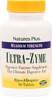 Ultra Zyme (Пищевая поддержка для здорового пищеварения и общего самочувствия) 90 таблеток  (NaturesPlus)