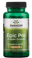 Epic Pro 25-Strain Probiotic 30 Billion CFU 30 вег капсул (Swanson) срок 07/2023
