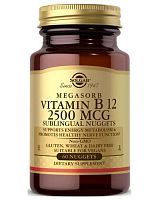 Vitamin B12 2500 mcg Nuggets 60 табл (Solgar)