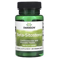 Beta-Sitosterol 320 мг 30 капсул (Swanson)