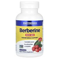 Berberine (Берберин) 800 мг (400 мг на капсулу) 60 капсул (Enzymedica)