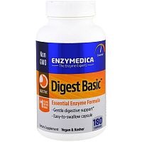 Digest Basic состав с основными ферментами 180 капсул (Enzymedica)