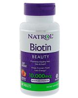 Biotin 10000 мкг Fast Dissolve 60 табл (Natrol)