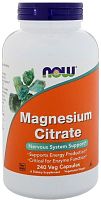 Magnesium Citrate (Цитрат магния) 240 капс (NOW)