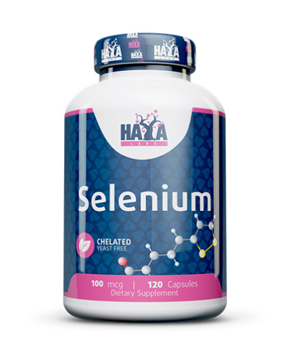 Selenium Chelated yeast free (Селен хелатный без дрожжей) 100 мкг 120 капсул (Haya Labs)