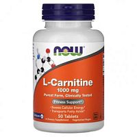 L-Carnitine Tartrate 1000 мг 50 таблеток (NOW)