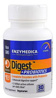 Digest + Probiotics (ферменты с пробиотиками) 30 капсул (Enzymedica)