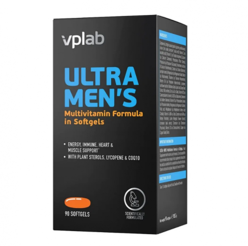 Ultra Men’s Multivitamin Formula 90 softgels (VP Laboratory)