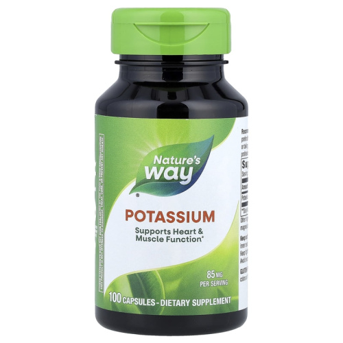 Potassium (Калий) 99 мг 100 капсул (Nature's Way)