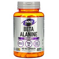 Beta Alanine 750 мг 120 капсул (NOW)