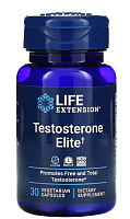 Testosterone Elite (Элитный тестостерон) 30 вег капсул (Life Extension)