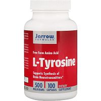 L-Tyrosine (L-Тирозин) 500 мг 100 капсул (Jarrow Formulas)