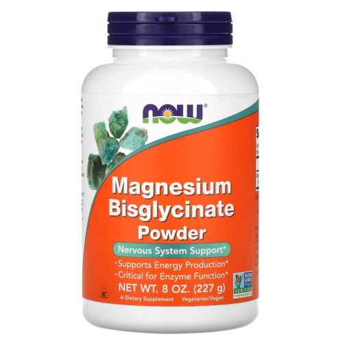 Magnesium bisglycinate powder 227 грамм (NOW)