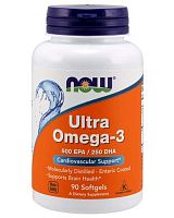 Ultra Omega-3 90 гел капс (NOW)