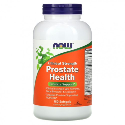 Clinical Strength Prostate Health (добавка для здоровья предстательной железы) 180 гелевых капсул (NOW)