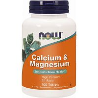 Calcium Magnesium 500/250 мг 100 таблеток (NOW)
