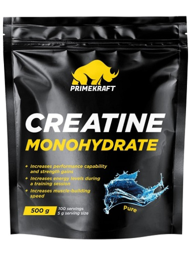Creatine Monohydrate 100% 500 гр (Prime Kraft)