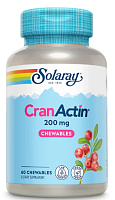 CranActin® Chewables Berry 200 мг 60 жевательных таблеток (Solaray)