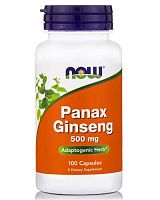 Panax Ginseng 500 mg 100 капс - Женьшень (NOW)